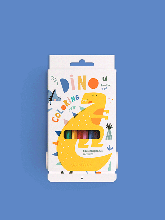 RisaeðluScrollino litabók