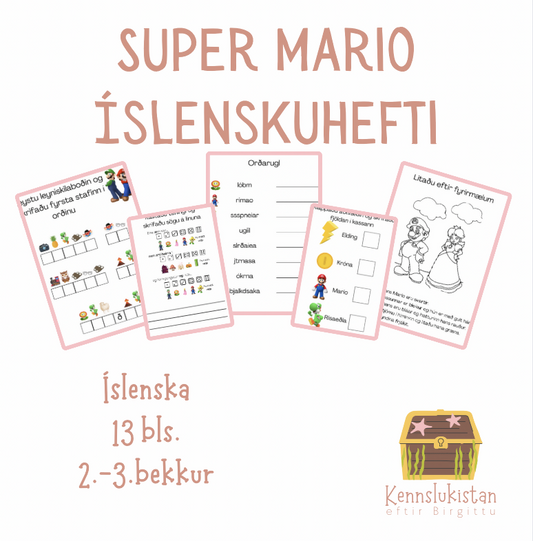 Íslenskuhefti Super Mario