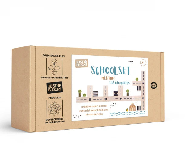Skólasett - blandaðir kubbar