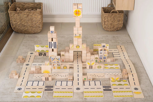 Skólasett - blandaðir kubbar