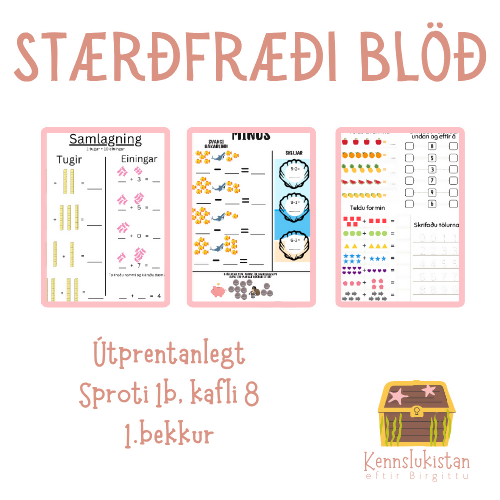 Sýnimynd - Stærðfræðiblöð