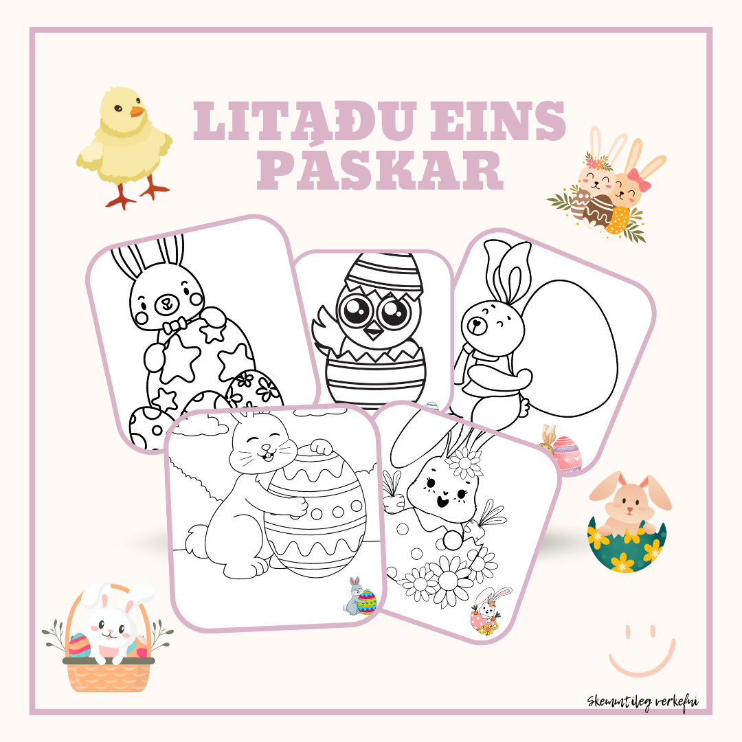 Páskar - Litaðu eins