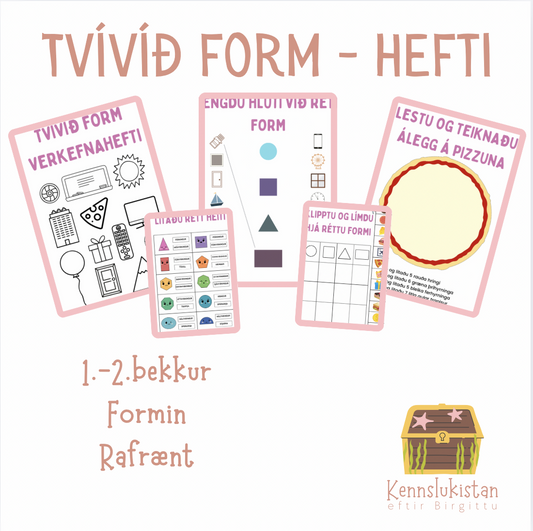 Tvívíð form - Verkefnahefti
