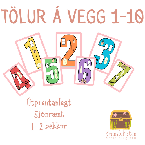 Sýnimynd - Tölur á vegg-3