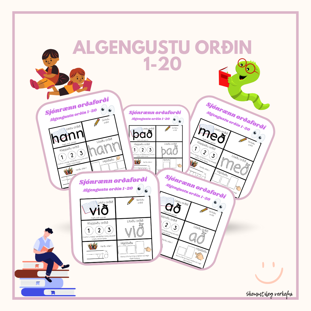 Algengustu orðin 1-20