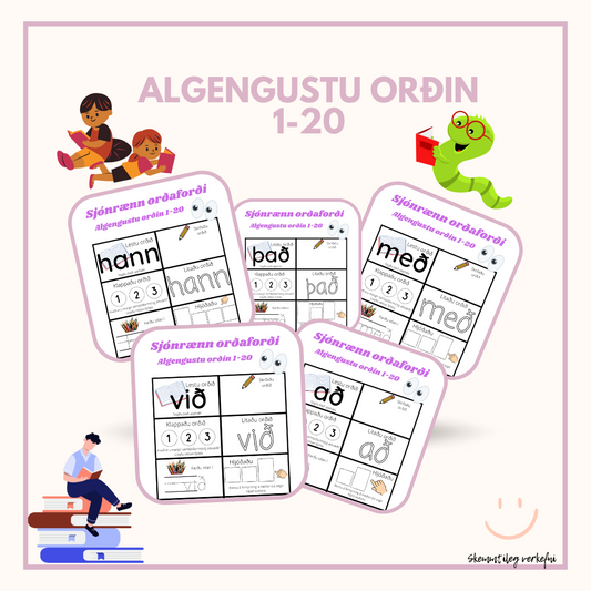 Algengustu orðin 1-20