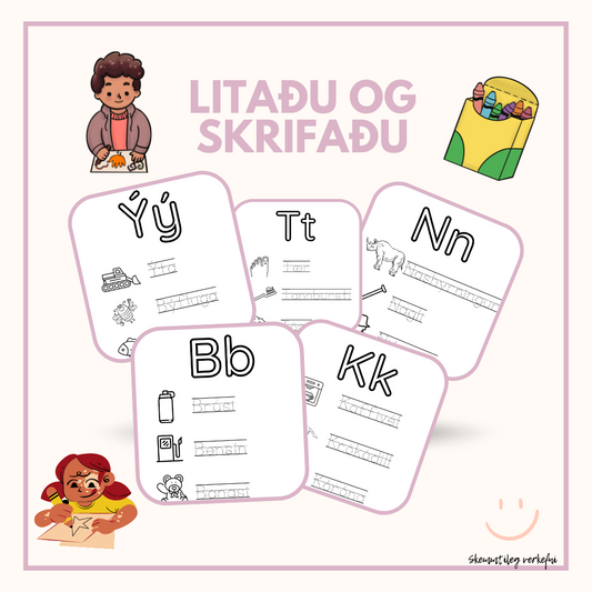 Litaðu og skrifaðu