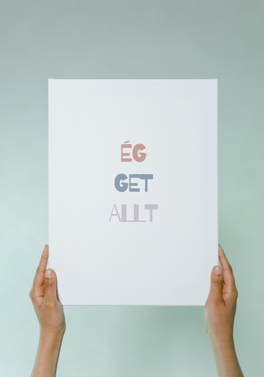 Ég get allt - pastel